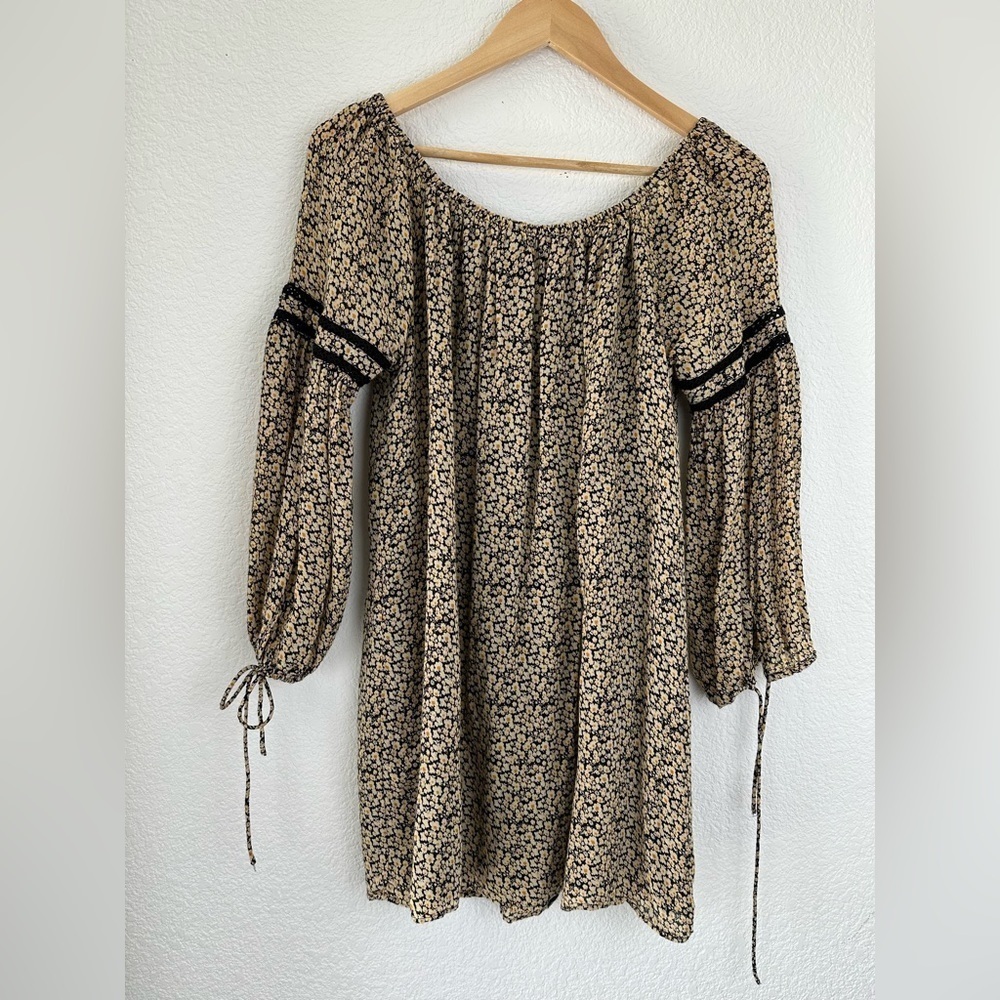 Zara Trafaluc Size Small Floral Tunic Dress - Picture 2 of 7